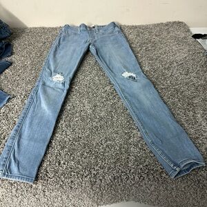 Abercrombie Kids Light Blue Straight Leg Jeans
